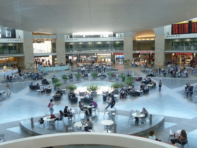 Tel Aviv, Ben Gurion Airport, Departure Hall - Free Wifi